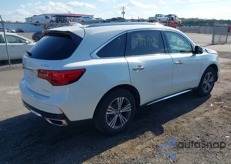 2018 Acura Mdx z USA, uszkodzony, nr VIN 5J8YD4H38JL014422